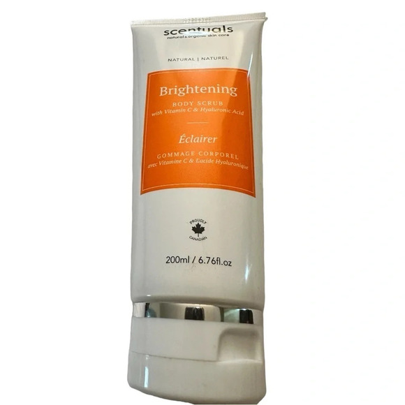 NEW SEALED TUBE Scentuals Natural Brightening Body Scrub - Picture 3 of 3